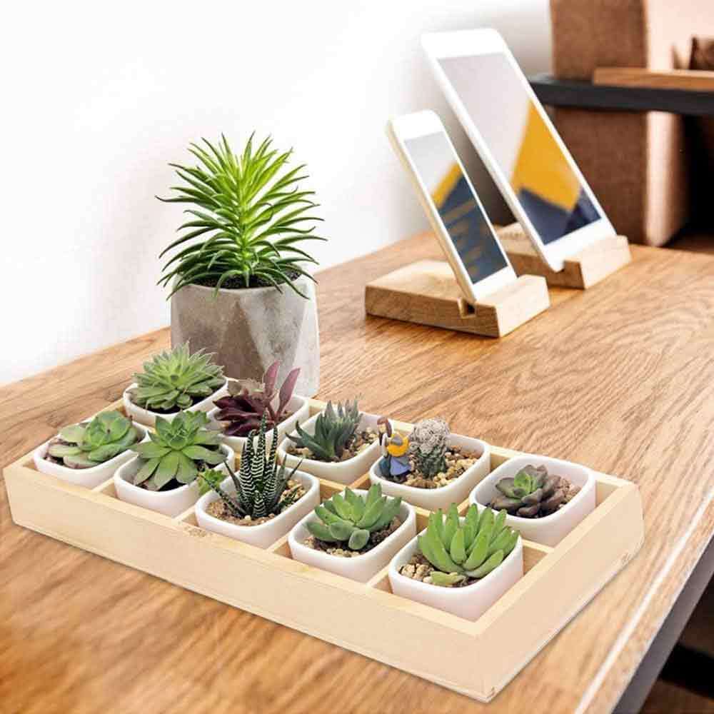 Scatola legno personalizzabile porta bustine tè con decoupage - ambraled