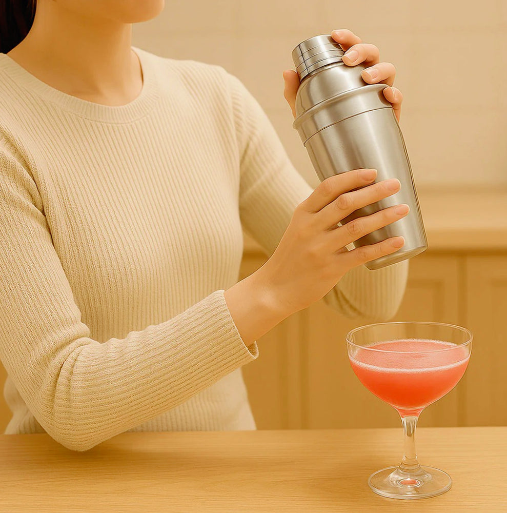 Shaker cocktail in acciaio 350 ml per mixer e barista - ambraled