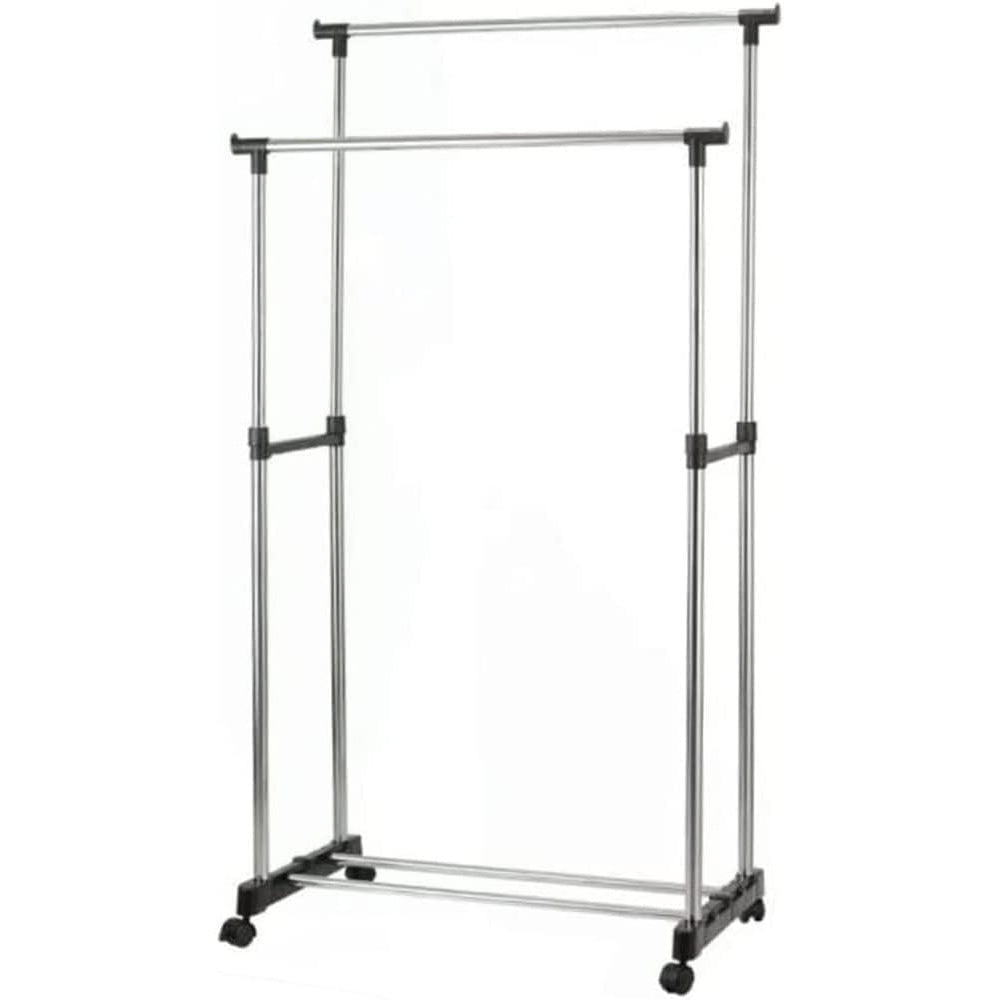 Stand appendiabiti altezza regolabile  con ruote singolo e doppio - ambraled
