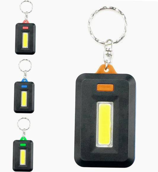 2 torce LED COB portatili 3 modalità luce – portachiavi (60 caratteri) - ambraled