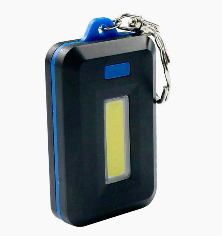 2 torce LED COB portatili 3 modalità luce – portachiavi (60 caratteri) - ambraled