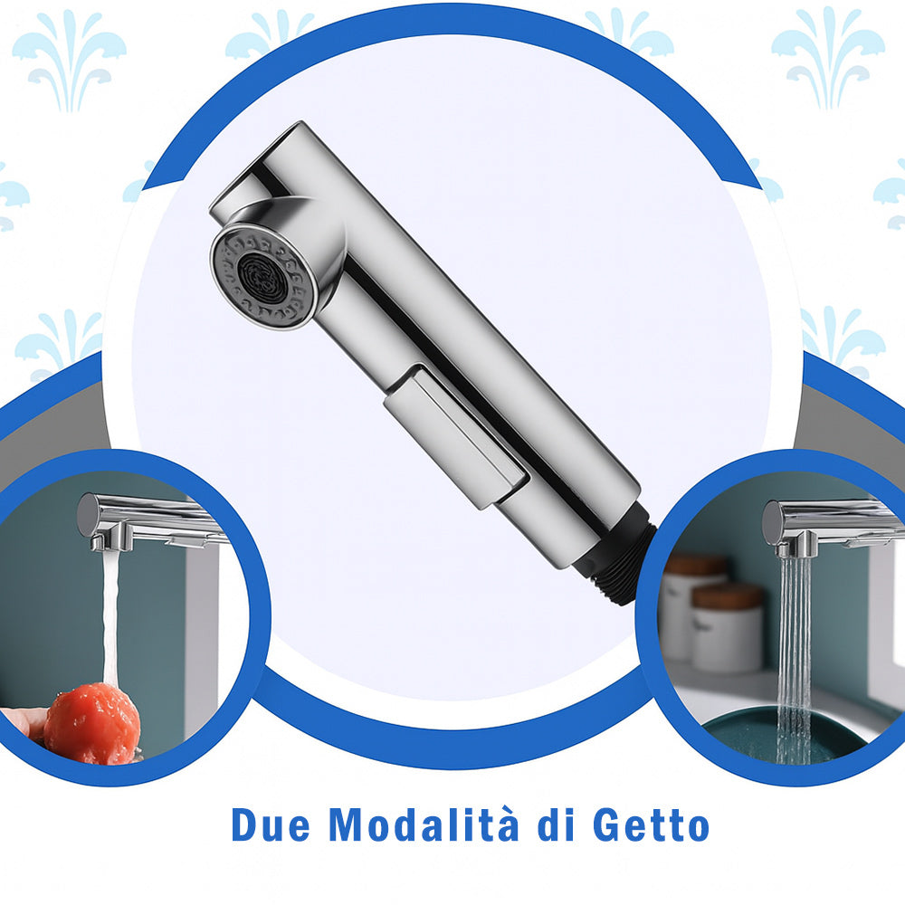 Doccetta di ricambio per miscelatore 2 modalità di getto attacco ½” - ambraled