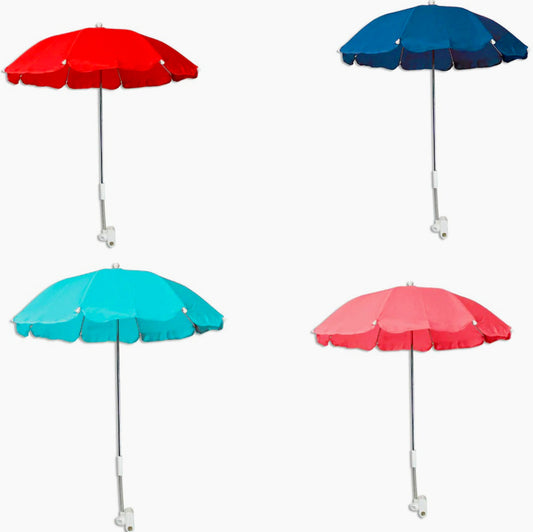 Ombrellino passeggino 70cm – protezione UV per carrozzina - ambraled