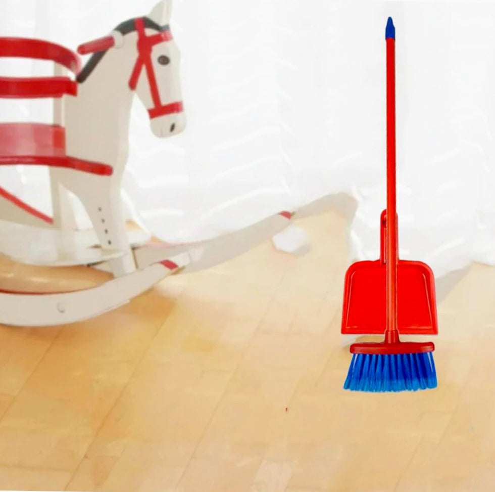 Set pulizia giocattolo 62 cm – scopa e paletta (2 pezzi) - ambraled