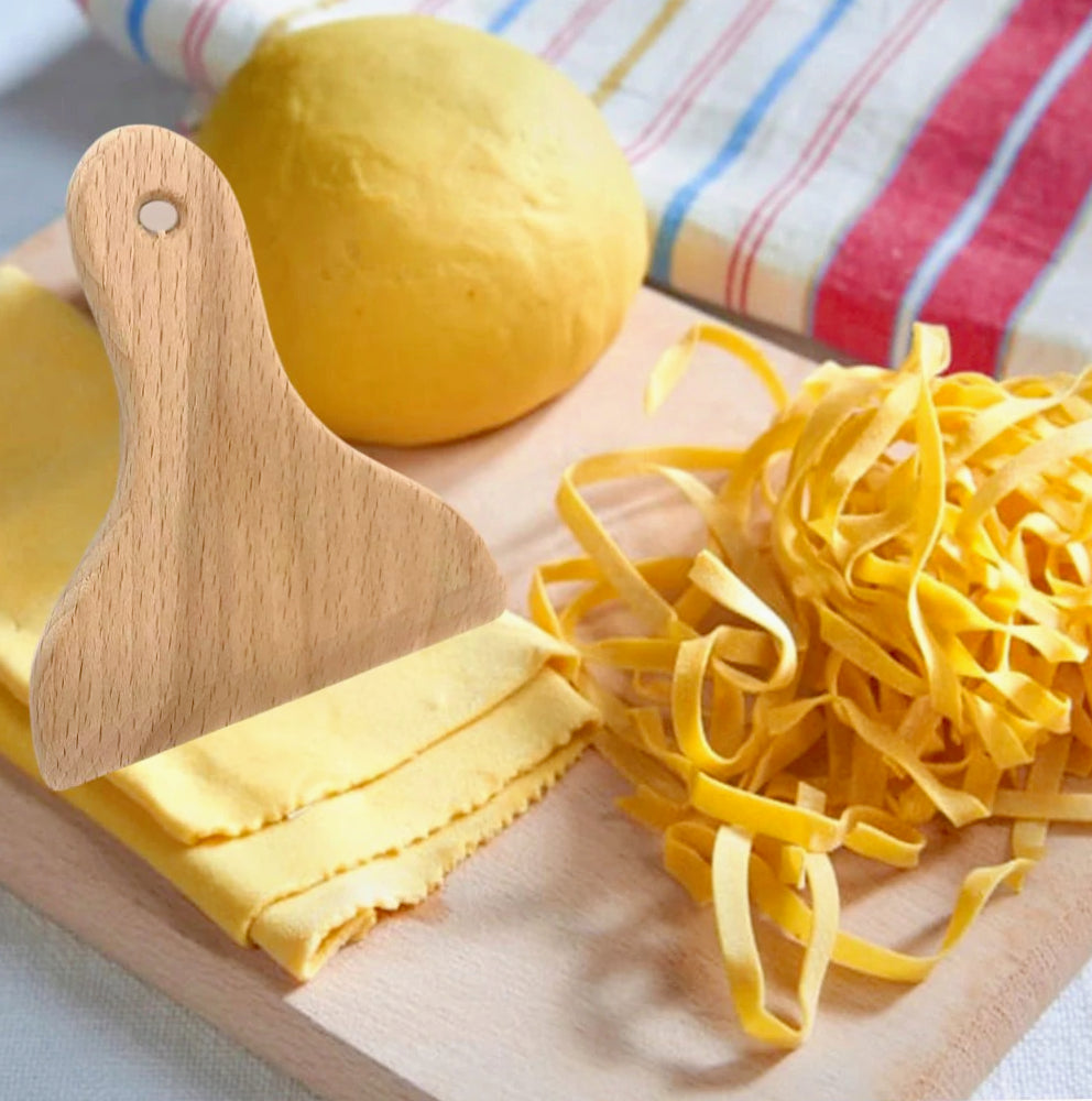 Set 2 spatole raclette in legno da 14,5 cm, per raschiatura e servizio - ambraled