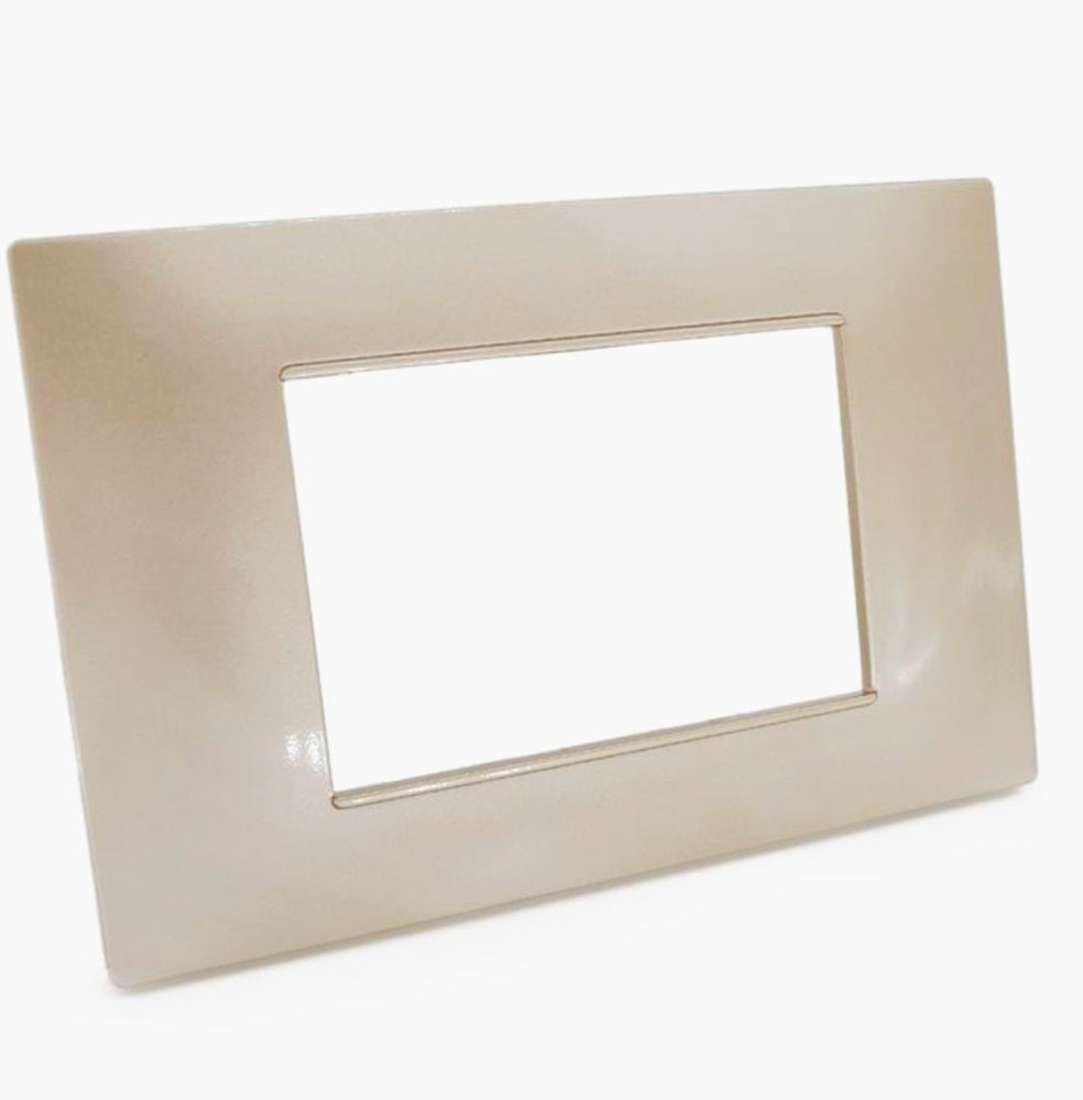 Cuscino divano oro satinato 3-4-7 posti, compatibile Vimar Plana