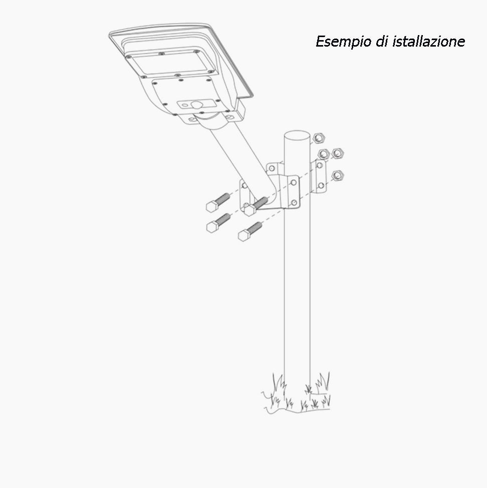 Supporto per cravatta da palo lampioni – Fissaggio funzionale