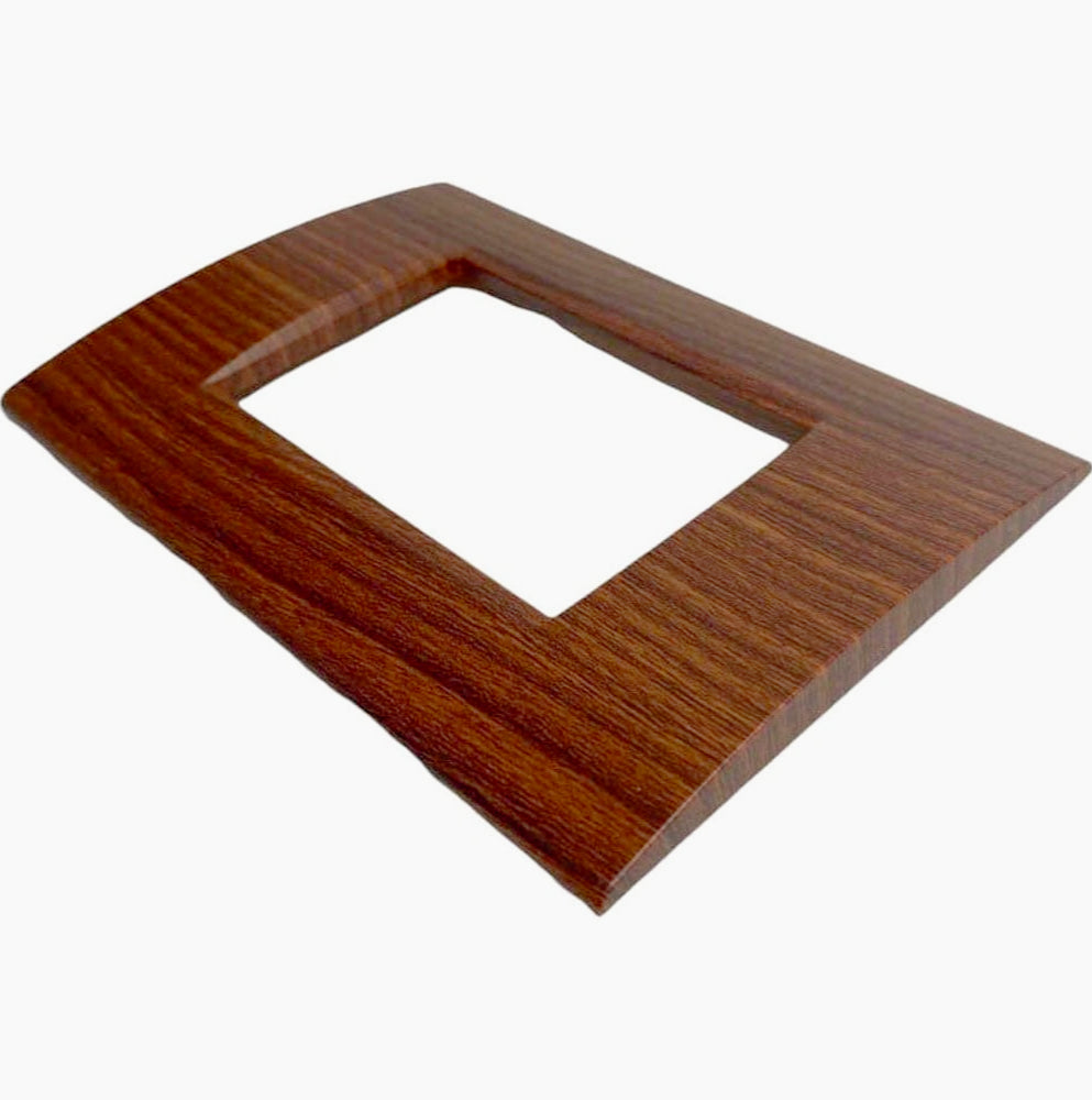 Placchetta Noce 3-7 Posti – Compatibile con Living Light Cassetta 503