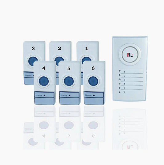 Campanello wireless 100m – 32 melodie, a batteria, con LED - ambraled