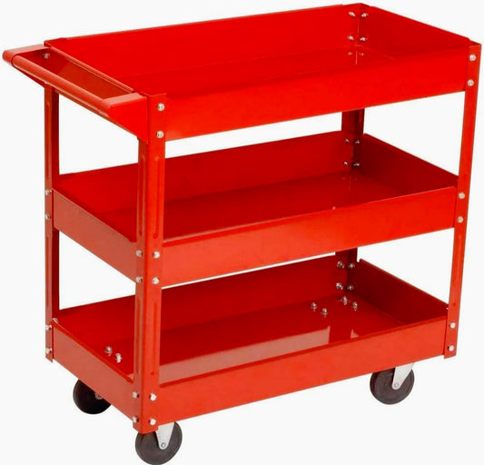 Carrello attrezzi 3 ripiani da officina con ruote - ambraled