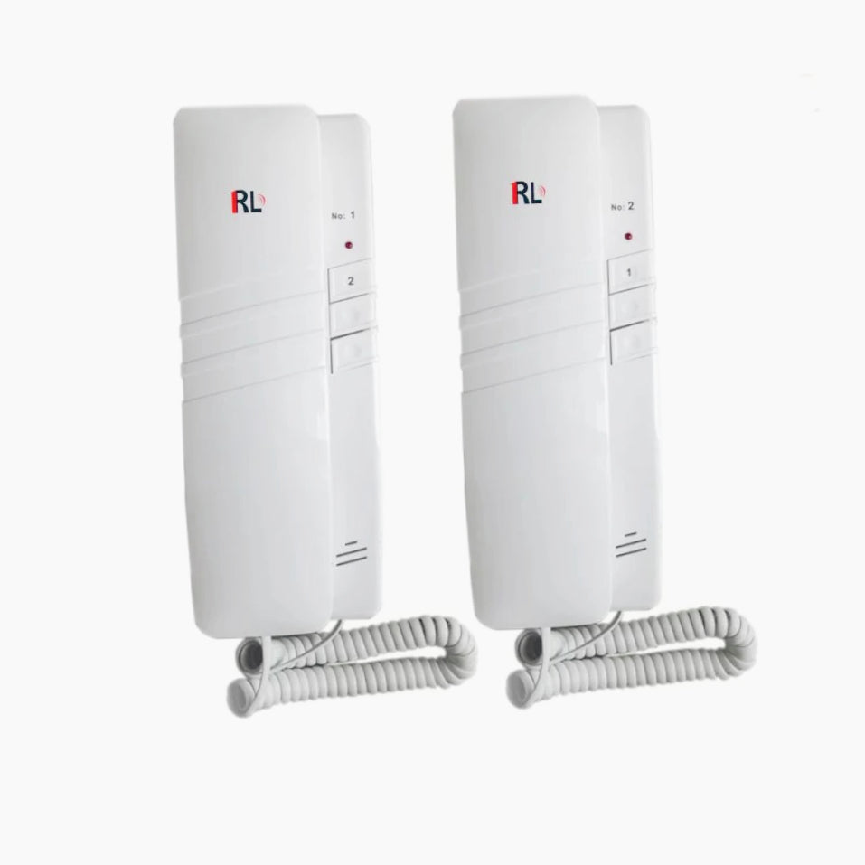 Interfono wireless a parete – 2 cornette interne - ambraled