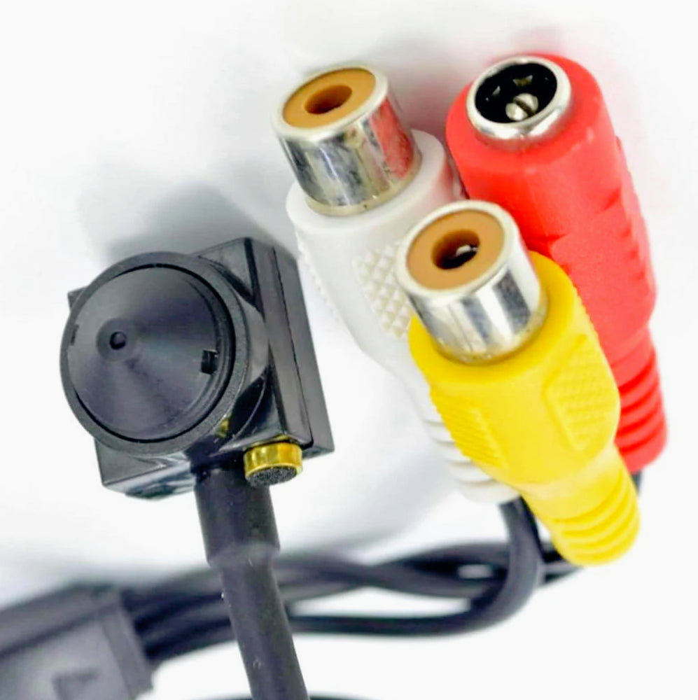 Microcamera analogica 420TVL – obiettivo a punta audio/video - ambraled