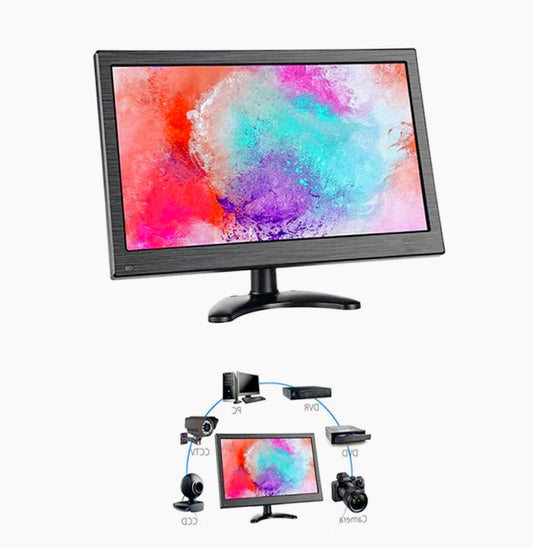 Monitor 13.3" LCD HD – HDMI/VGA/USB/BNC 720p + telecomando - ambraled