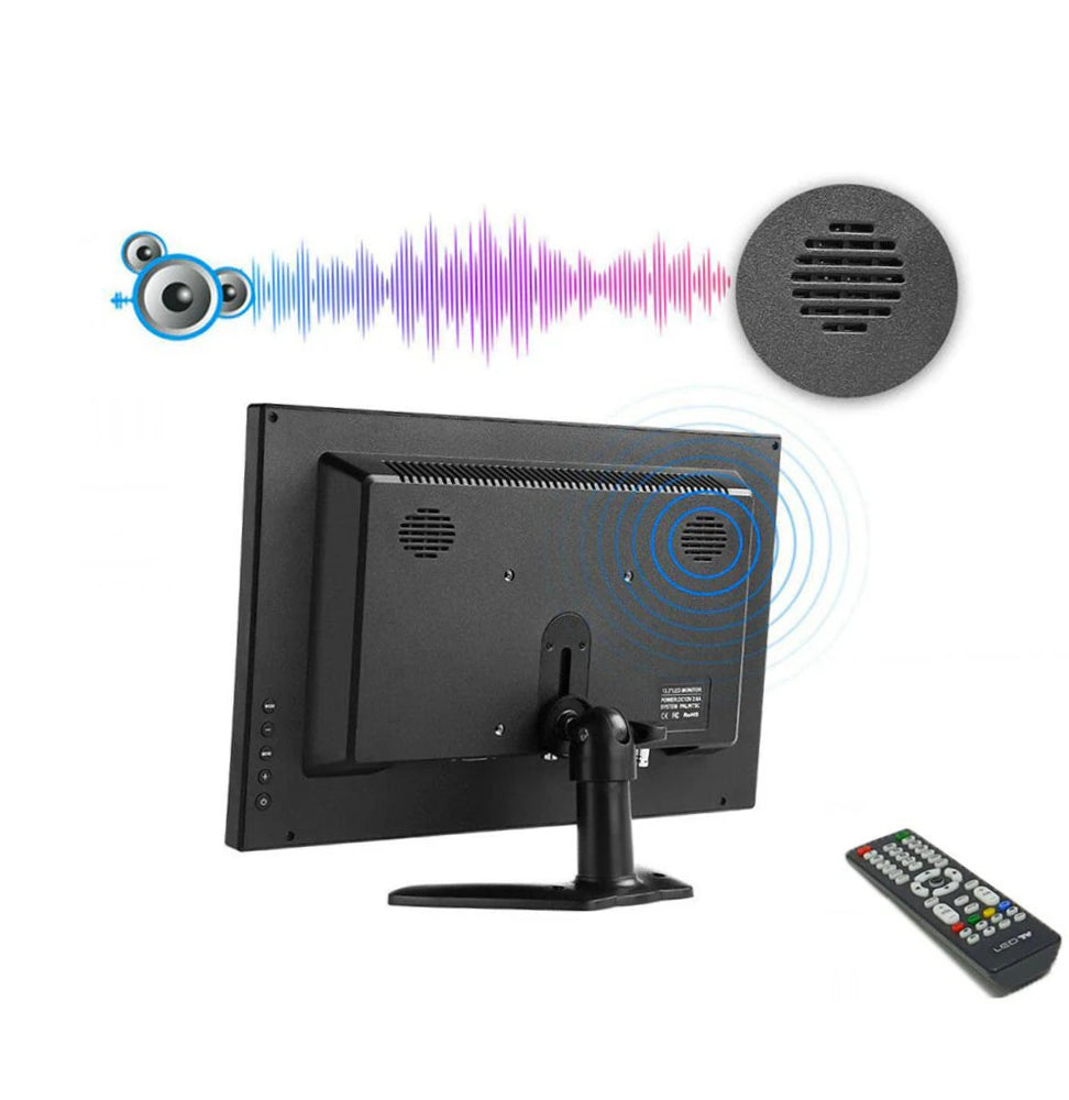 Monitor 13.3" LCD HD – HDMI/VGA/USB/BNC 720p + telecomando - ambraled