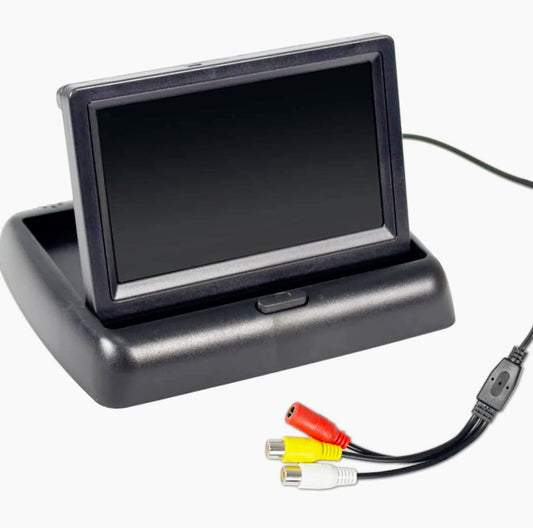 Monitor auto 4,3" a colori – telecamera retromarcia scomparsa - ambraled
