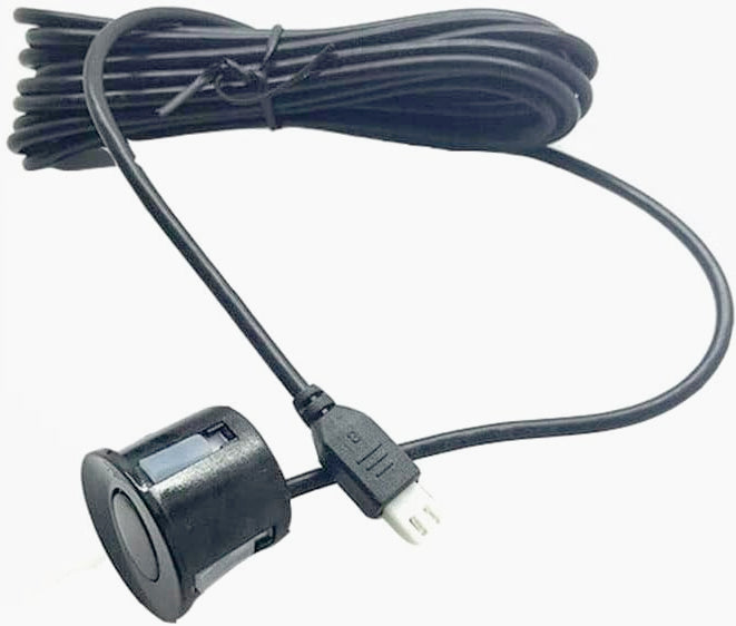 4 Sensori di Parcheggio con Display LED, Avviso Acustico e Finitura Nera - ambraled