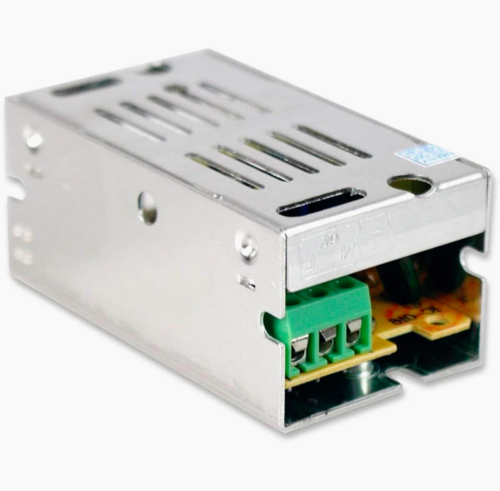 Alimentatore Switching Stabilizzato 12V 1A - 220V Regolabile (Trimmerabile) - ambraled