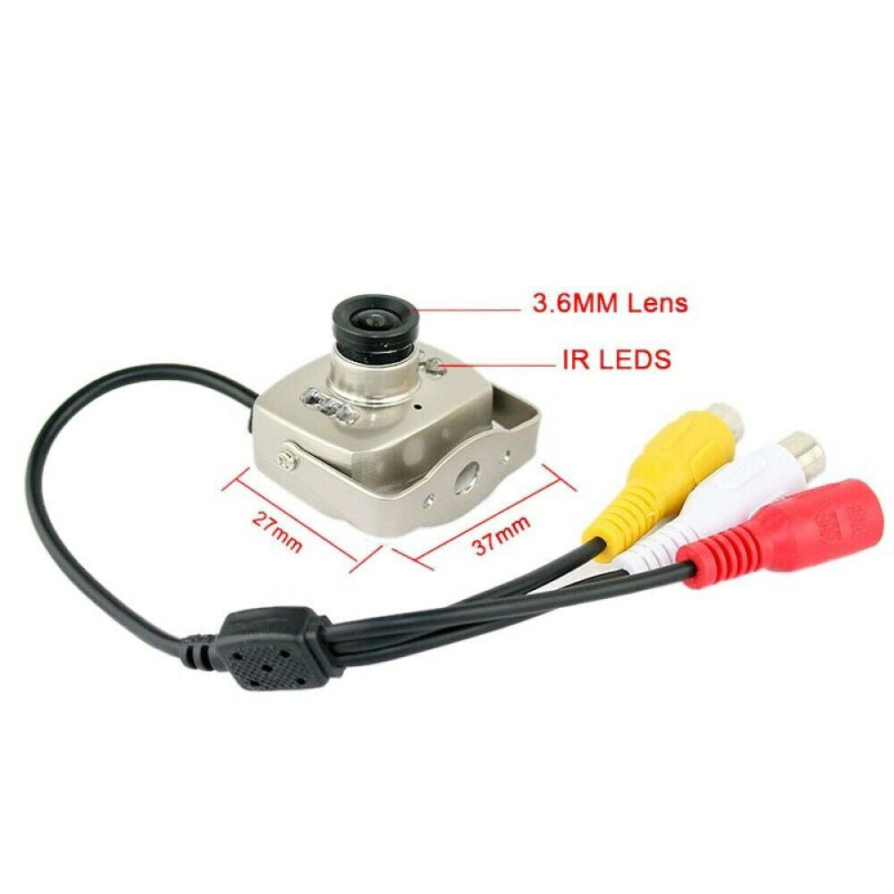 Micro camera con base mobile 420TVL a colori 35 mm audio e video - ambraled