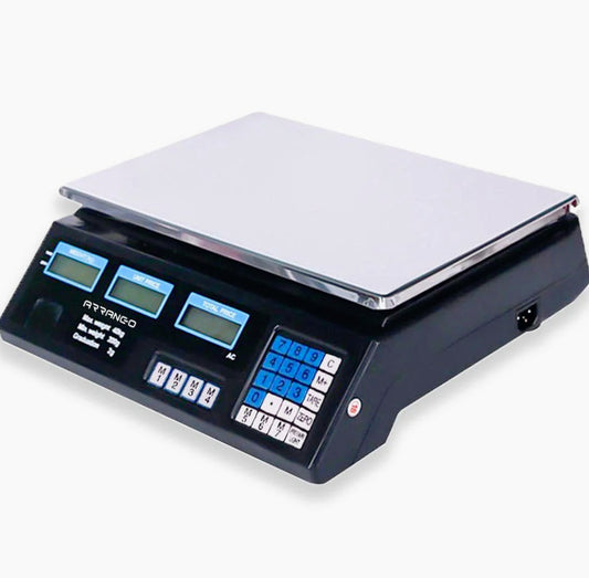 Bilancia digitale 40kg – 6 display retroilluminati, 2g di precisione - ambraled