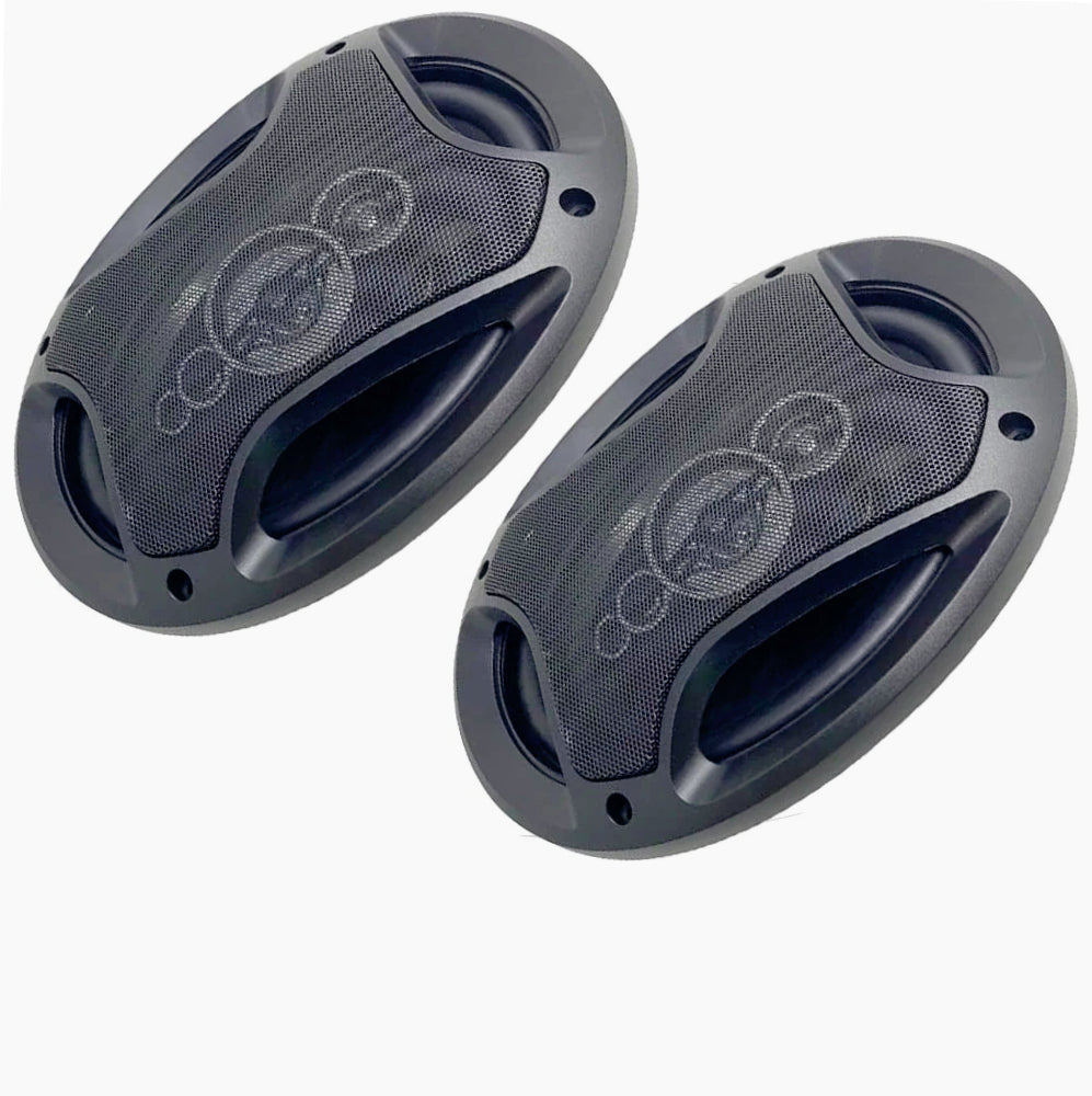 Casse auto 800W 3 vie – 6x9", woofer & tweeter stereo - ambraled