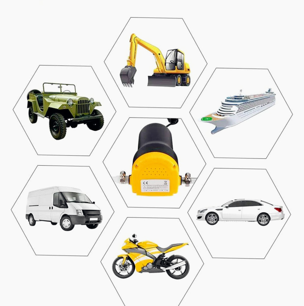 Pompa di aspirazione olio 60W 12V per auto e moto - ambraled