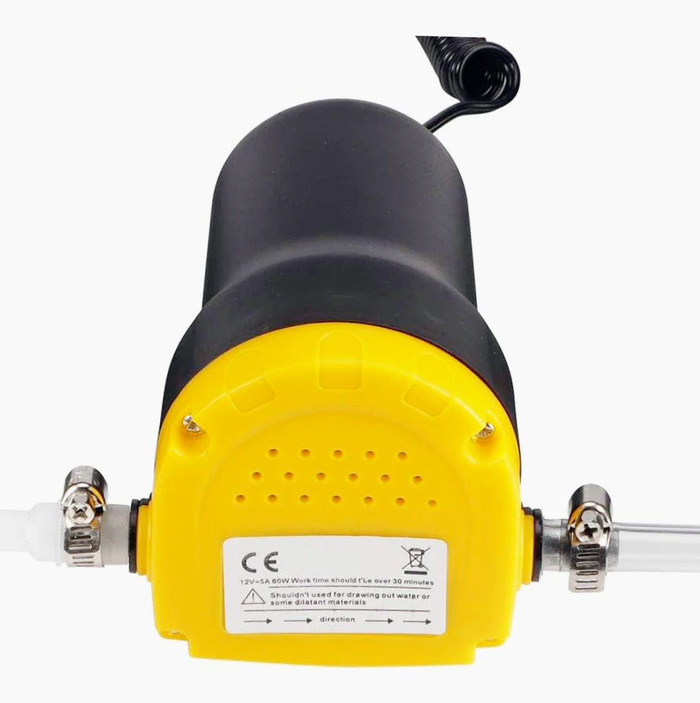 Pompa di aspirazione olio 60W 12V per auto e moto - ambraled