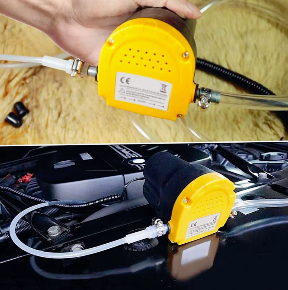 Pompa di aspirazione olio 60W 12V per auto e moto - ambraled