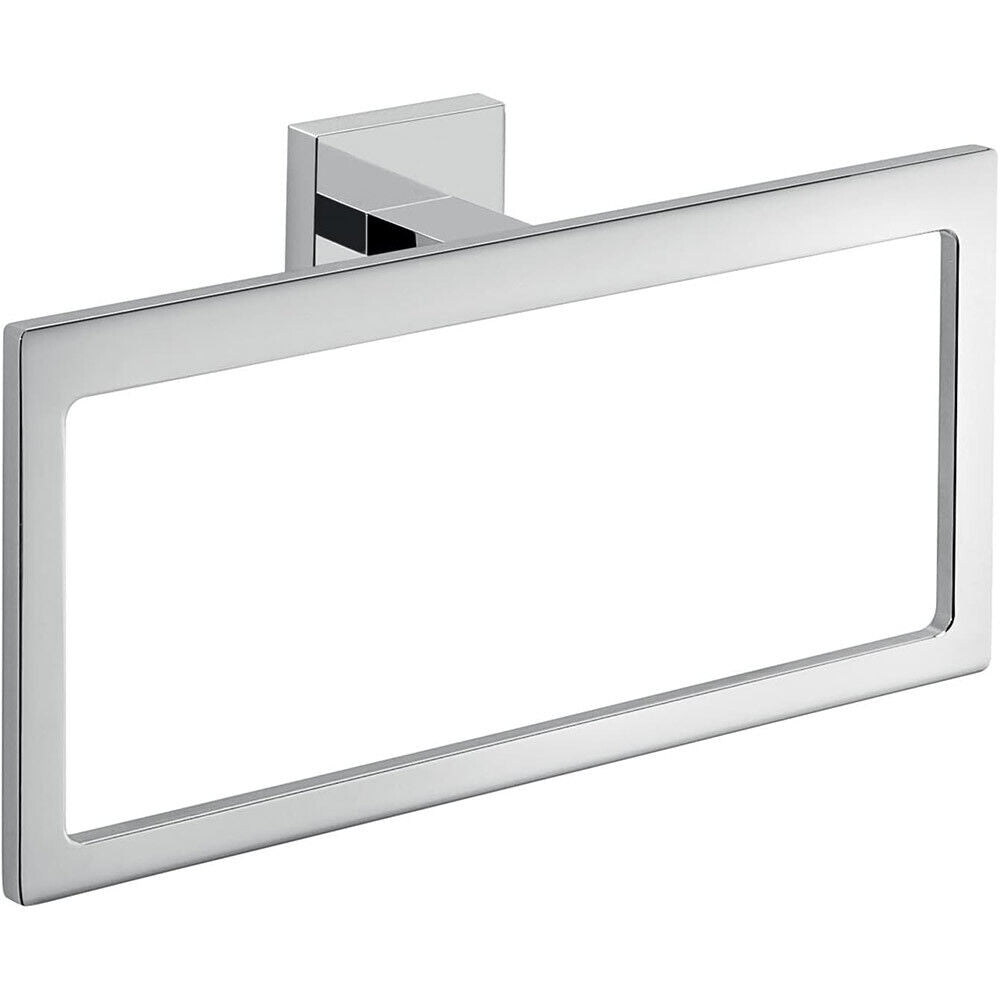 Accessori Bagno Acciaio Lucido – Portasciugamani, Gancio e Dispenser Rotolo - ambraled