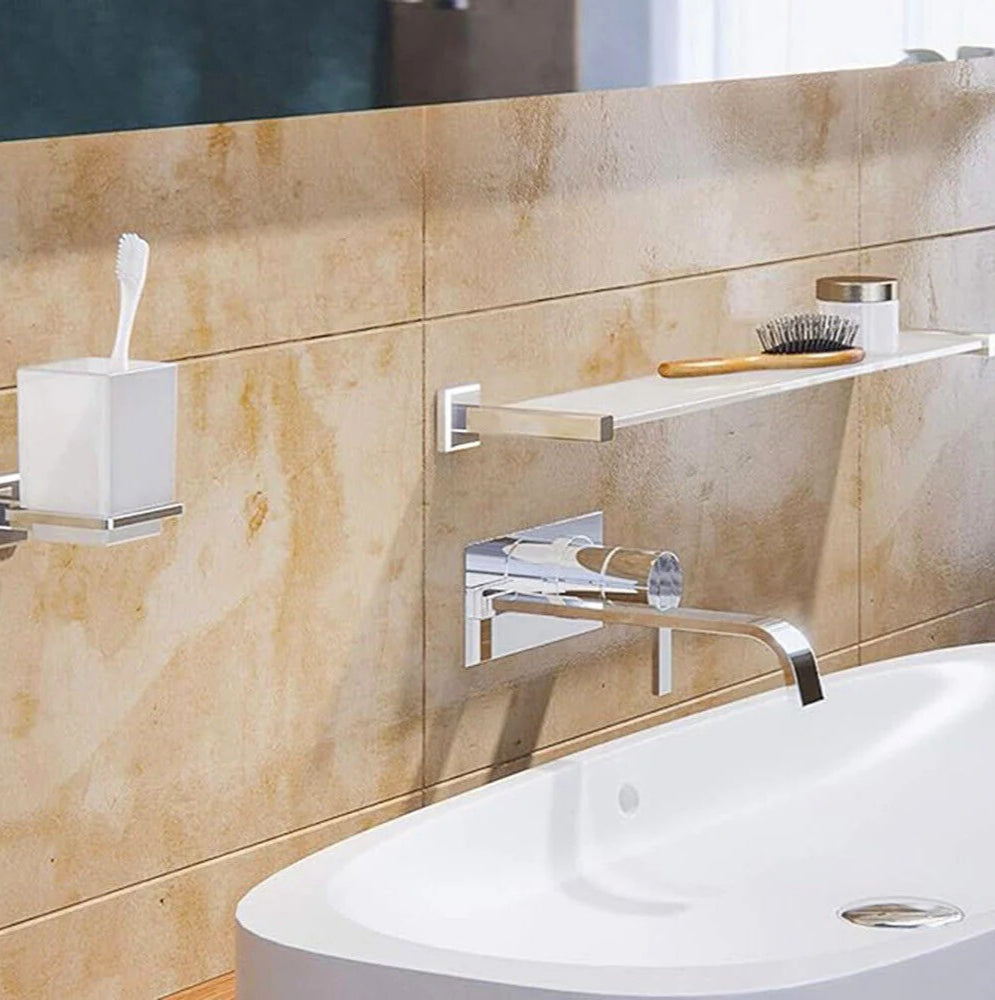 Accessori Bagno Acciaio Lucido – Portasciugamani, Gancio e Dispenser Rotolo - ambraled