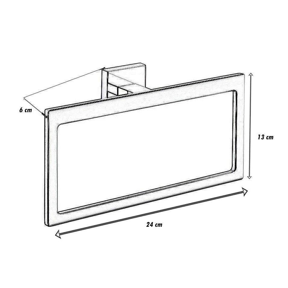 Accessori Bagno Acciaio Lucido – Portasciugamani, Gancio e Dispenser Rotolo - ambraled