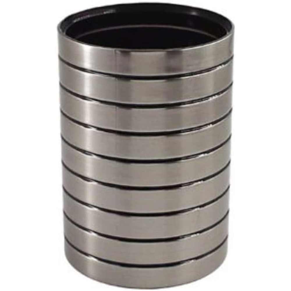 Accessori Bagno Argento a Righe – Dispenser Bicchieri e Piattino - ambraled