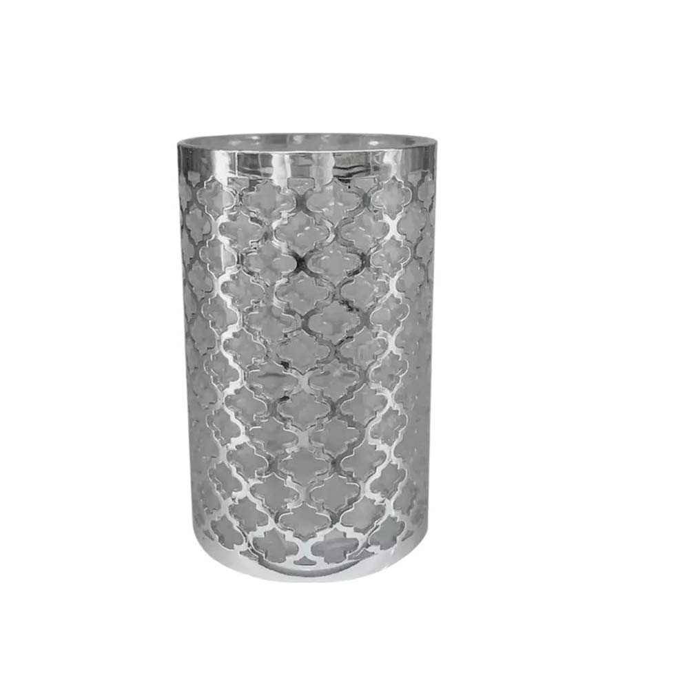 Accessori Bagno Argento Barocco – Dispenser Bicchieri e Piattino - ambraled