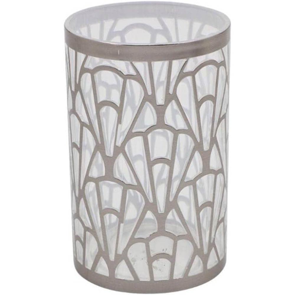 Accessori Bagno Argento Contemporaneo – Dispenser Bicchieri e Piattino - ambraled