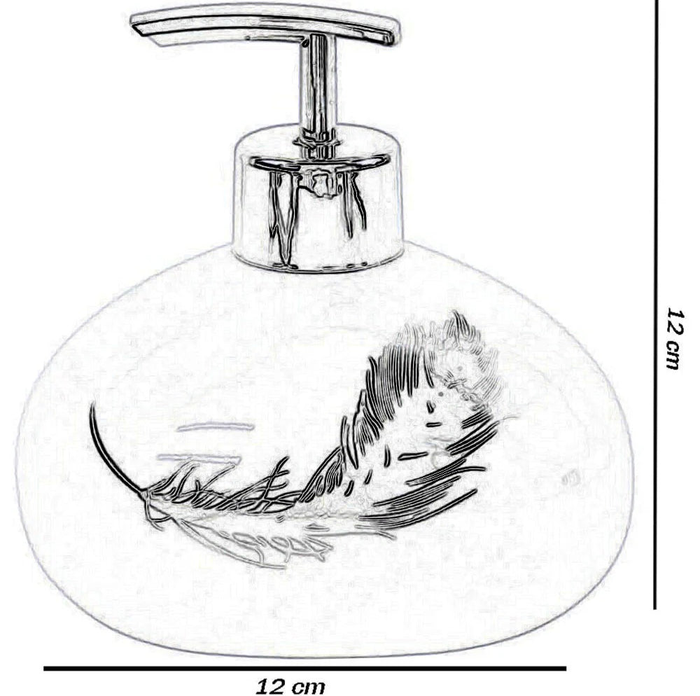 Accessori Bagno Argento – Dispenser Sapone, Portabicchieri e Scopino Piuma - ambraled