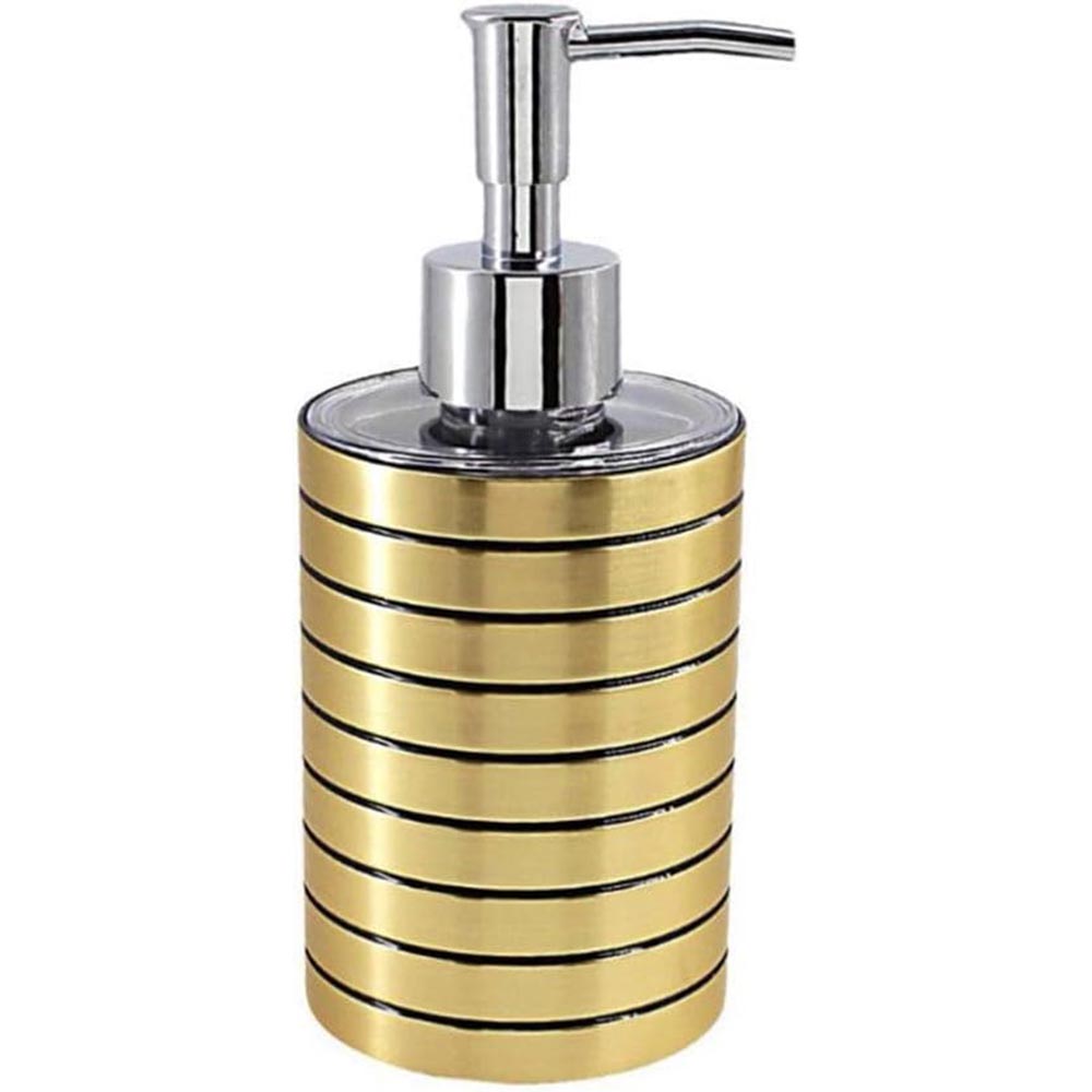 Accessori Bagno Oro a Righe – Dispenser Bicchieri e Piattino - ambraled