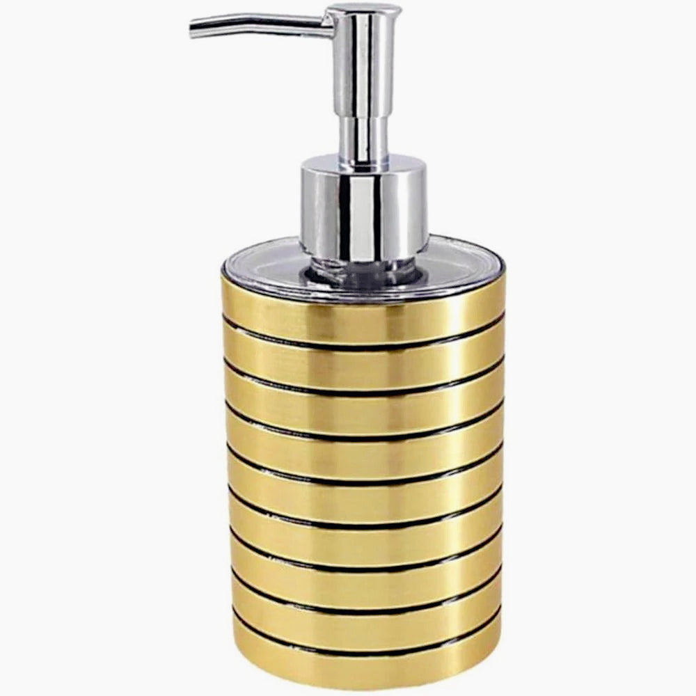 Accessori Bagno Oro a Righe – Dispenser Bicchieri e Piattino - ambraled