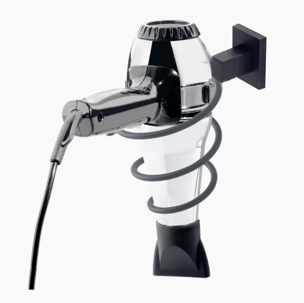 Accessori Bagno Nero Acciaio – Portasciugamani, Sapone, Phone e Scopino - ambraled