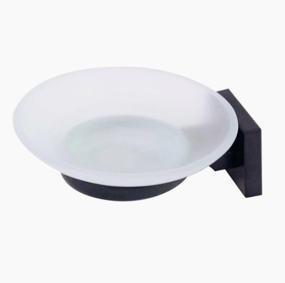 Accessori Bagno Nero Acciaio – Portasciugamani, Sapone, Phone e Scopino - ambraled