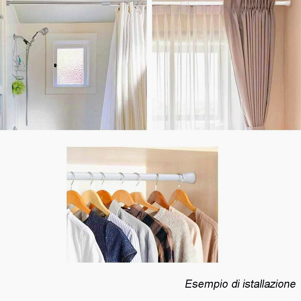 Bastone tenda telescopico – regolabile 140-260 cm - ambraled