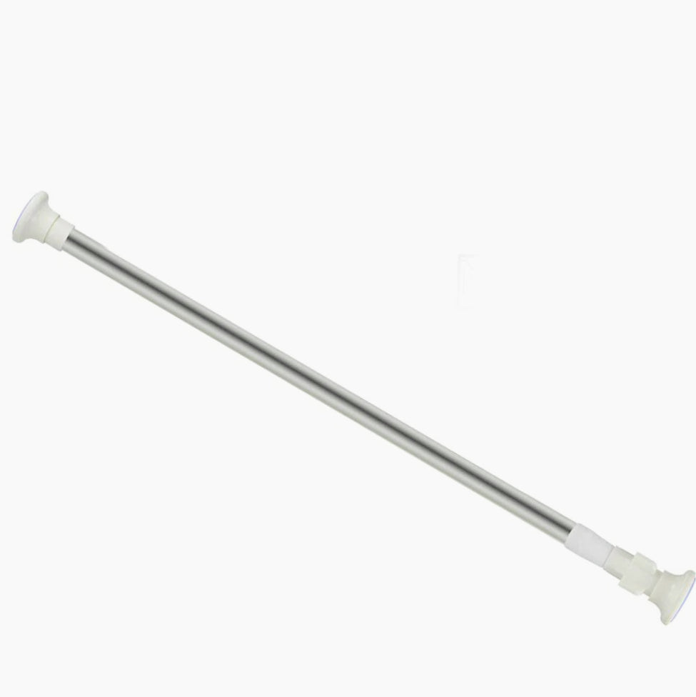 Bastone tenda silver – regolabile 70-120 cm per appendiabiti - ambraled