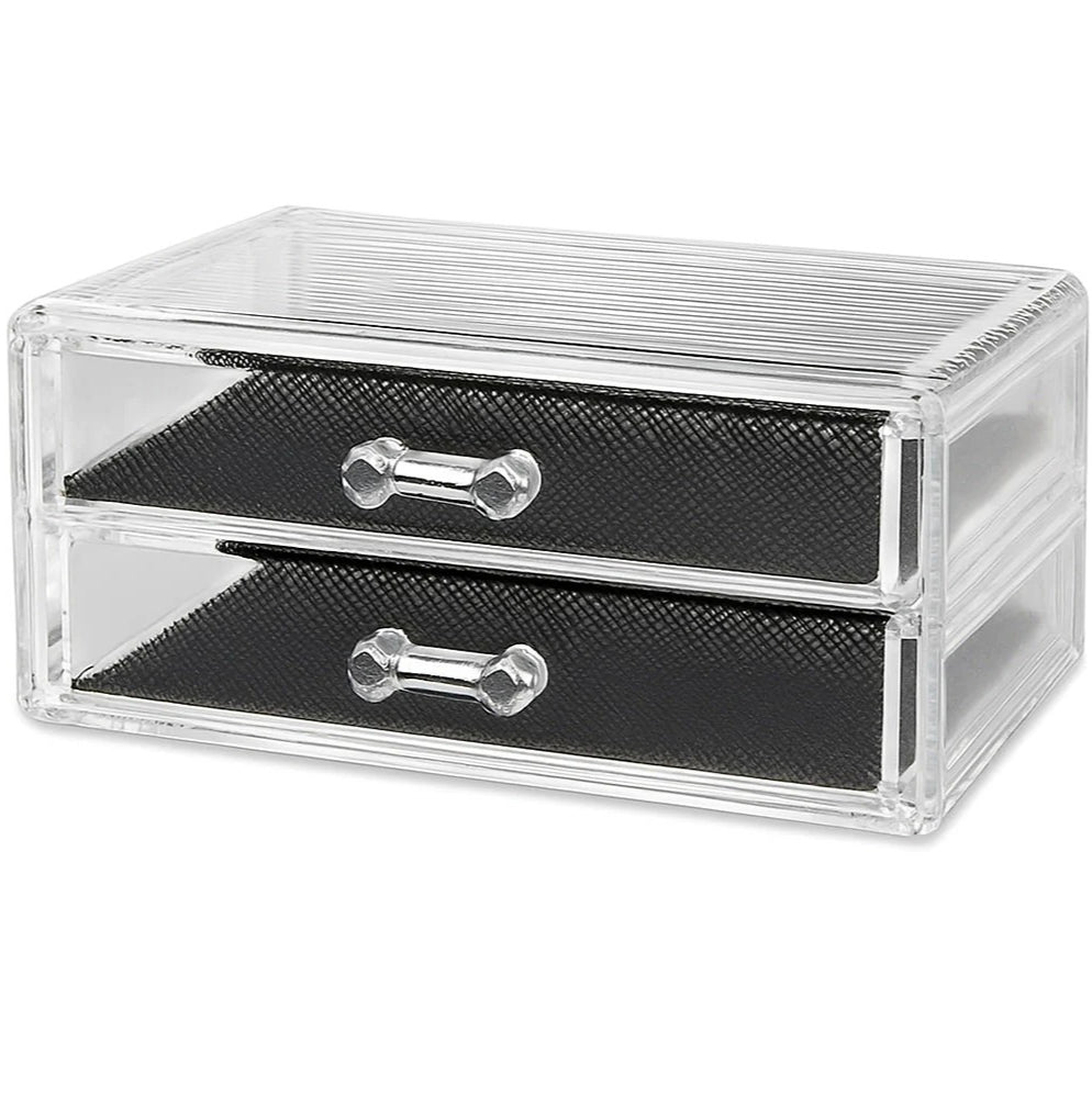 Organizer portatrucchi 2 cassetti – cosmetici e make-up - ambraled