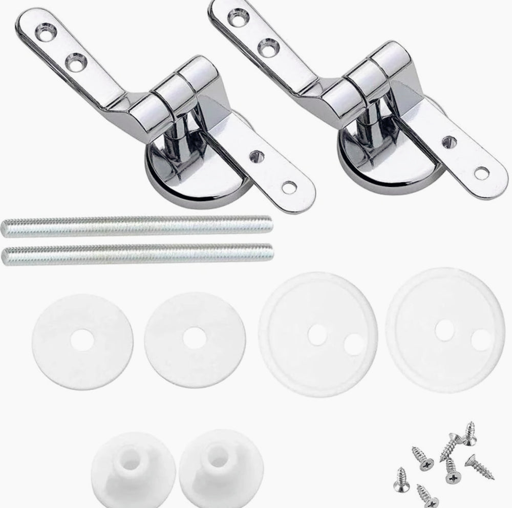 Cerniere per copriwater – 2 pezzi universali con raccordi - ambraled