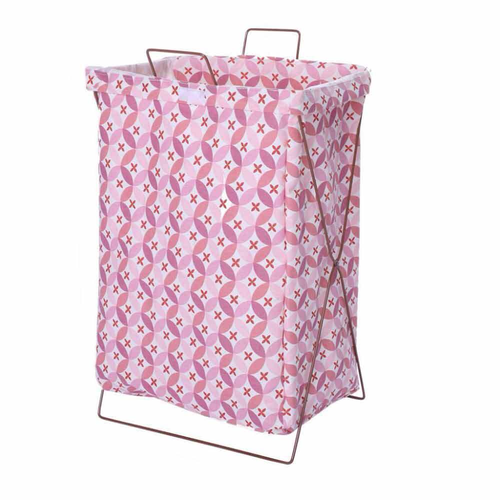 Cesto porta biancheria 55x35x25cm – pieghevole, sacca richiudibile - ambraled