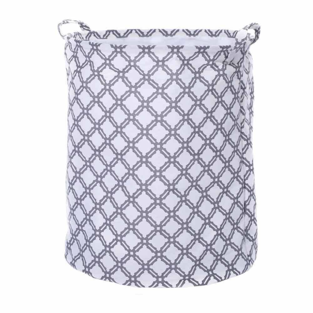 Cesto portabiancheria 40x50cm – tessuto, manici, sacca pieghevole - ambraled