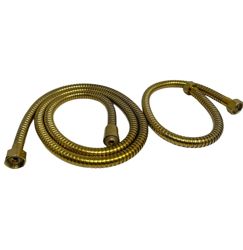 Colonna doccia saliscendi – soffione rotondo e portasapone oro - ambraled