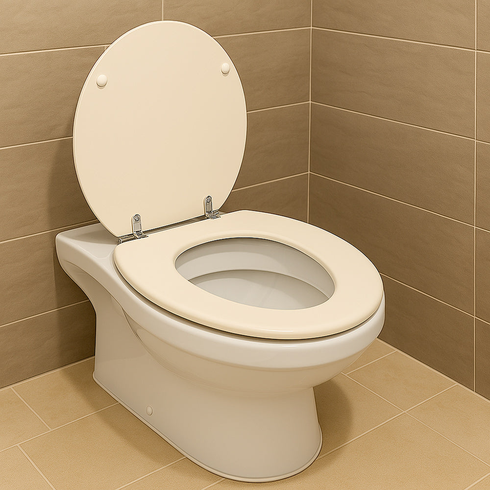 Copriwater universale MDF – cerniere, disponibile in vari colori - ambraled