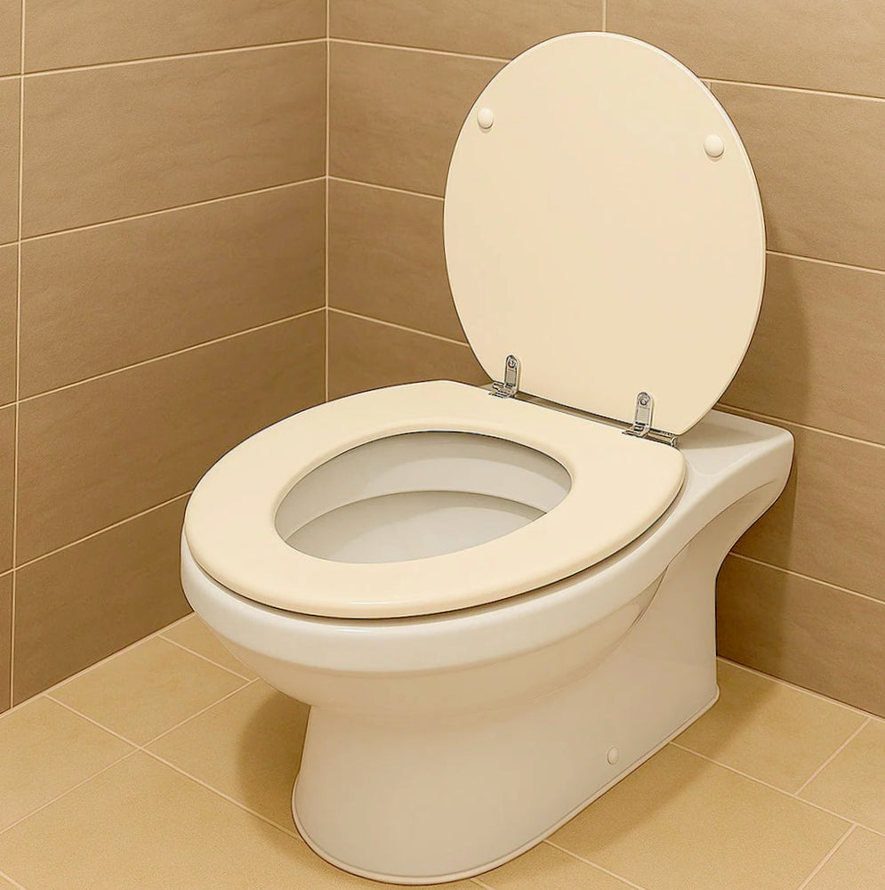 Copriwater universale MDF – cerniere, disponibile in vari colori - ambraled