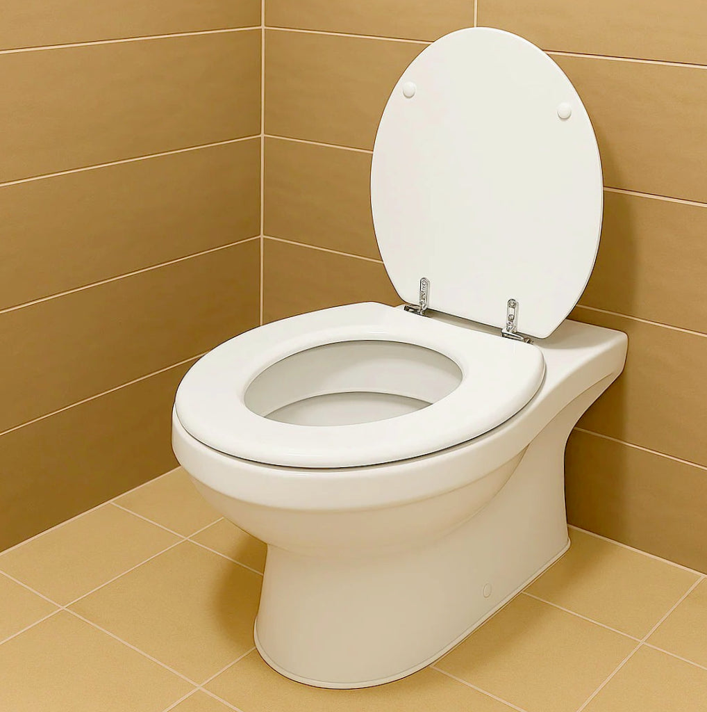 Copriwater universale MDF – cerniere, disponibile in vari colori - ambraled