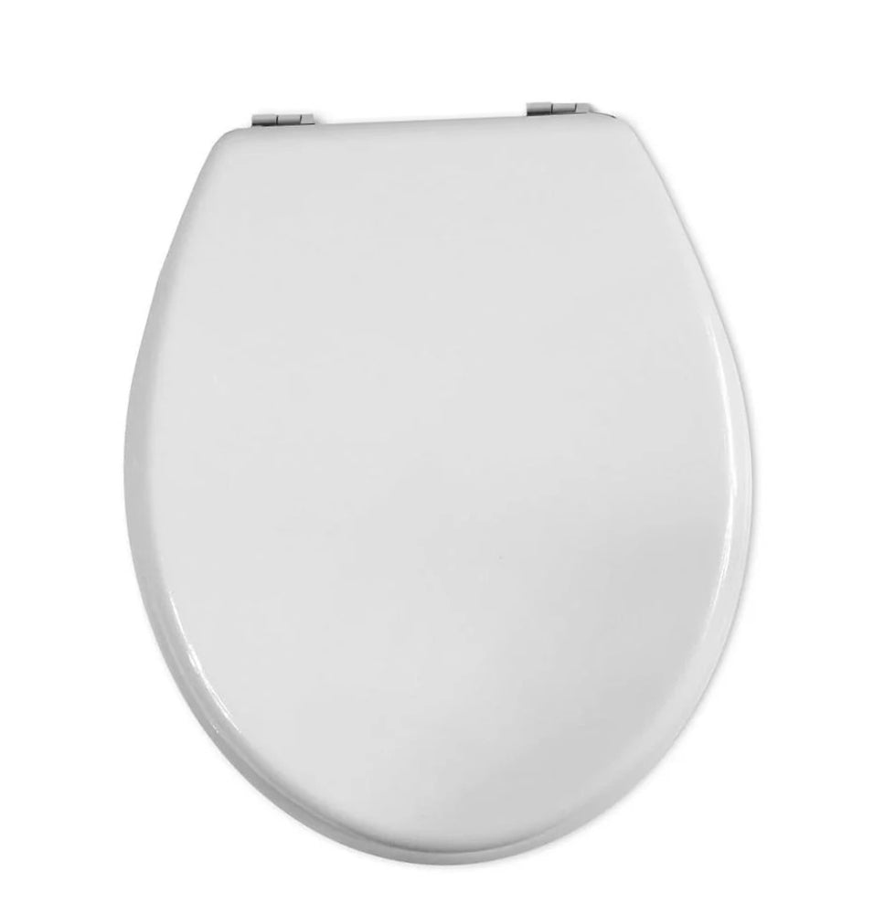 Copriwater universale MDF bianco – cerniere in acciaio - ambraled