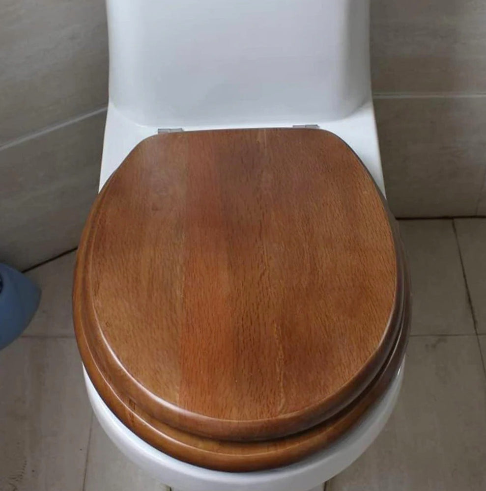 Copriwater universale MDF – cerniere, finitura legno chiaro - ambraled